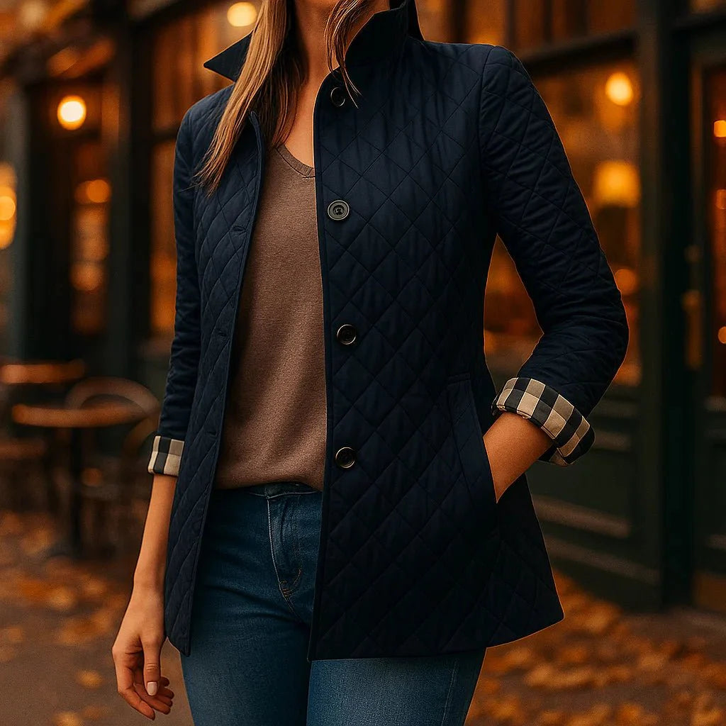 Evelyn - Silk and Cotton Women's Jacket - Lightweight and Elegant