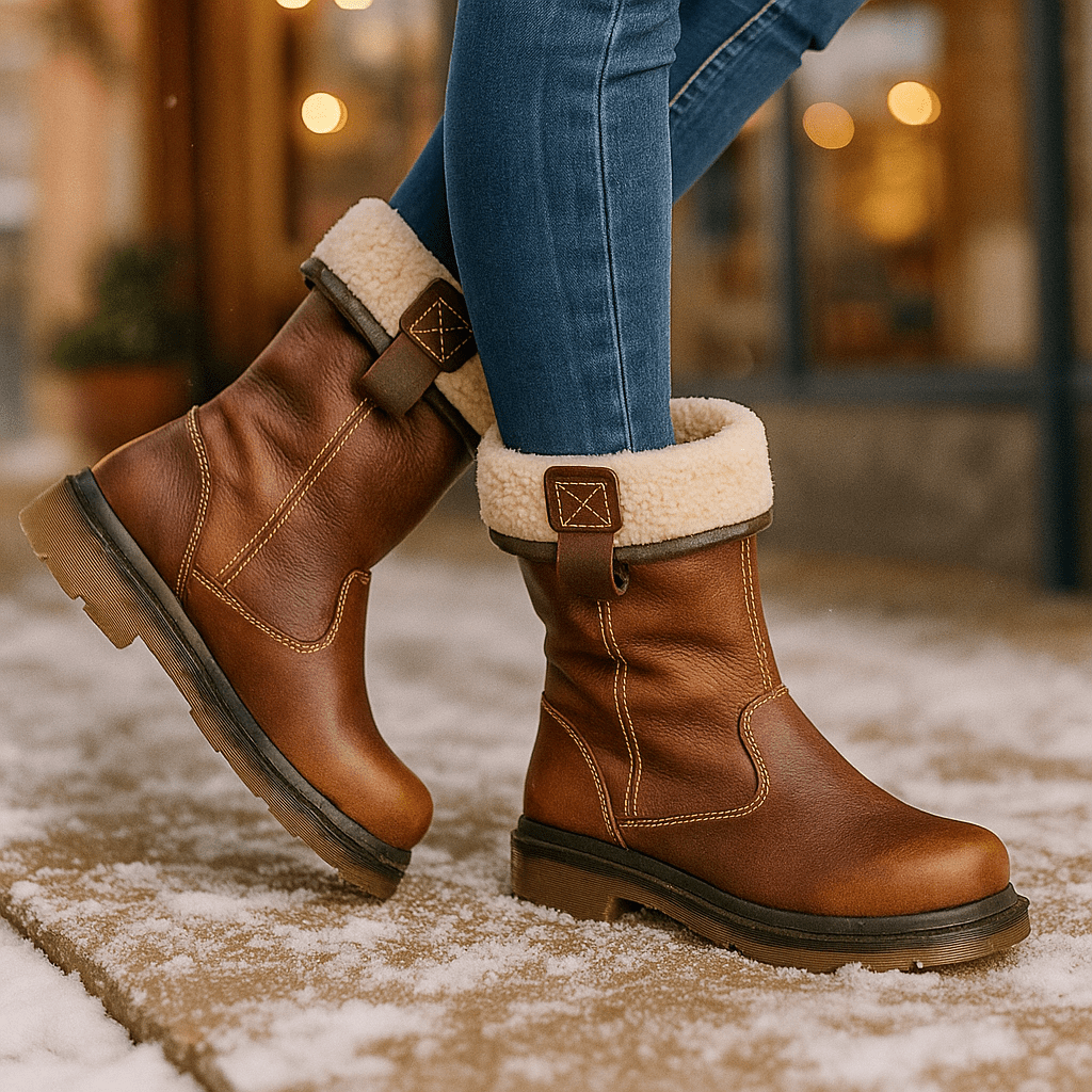 Glazel - Leather Ankle Boots - Lined