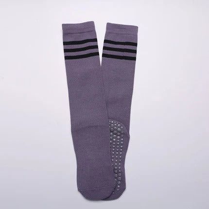Mid-Tube Women’s Pilates & Yoga Socks Non-Slip Cotton