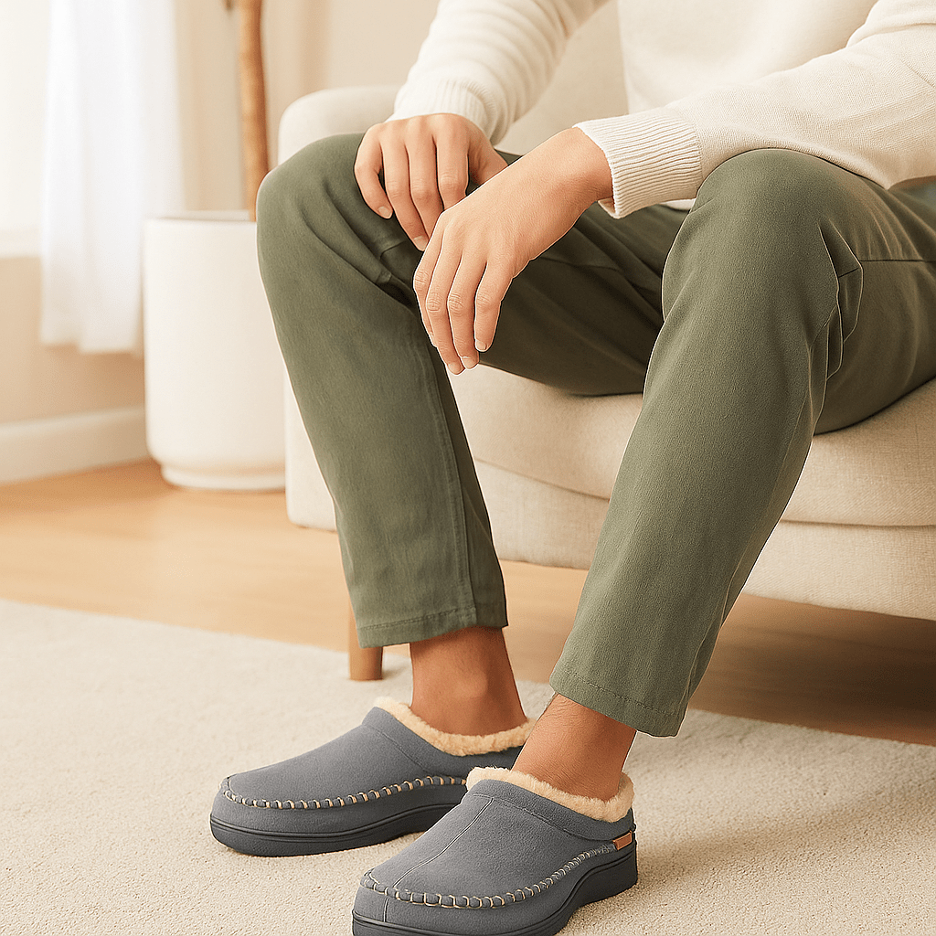 Jassy - Men's Slippers - Soft Material - Warm