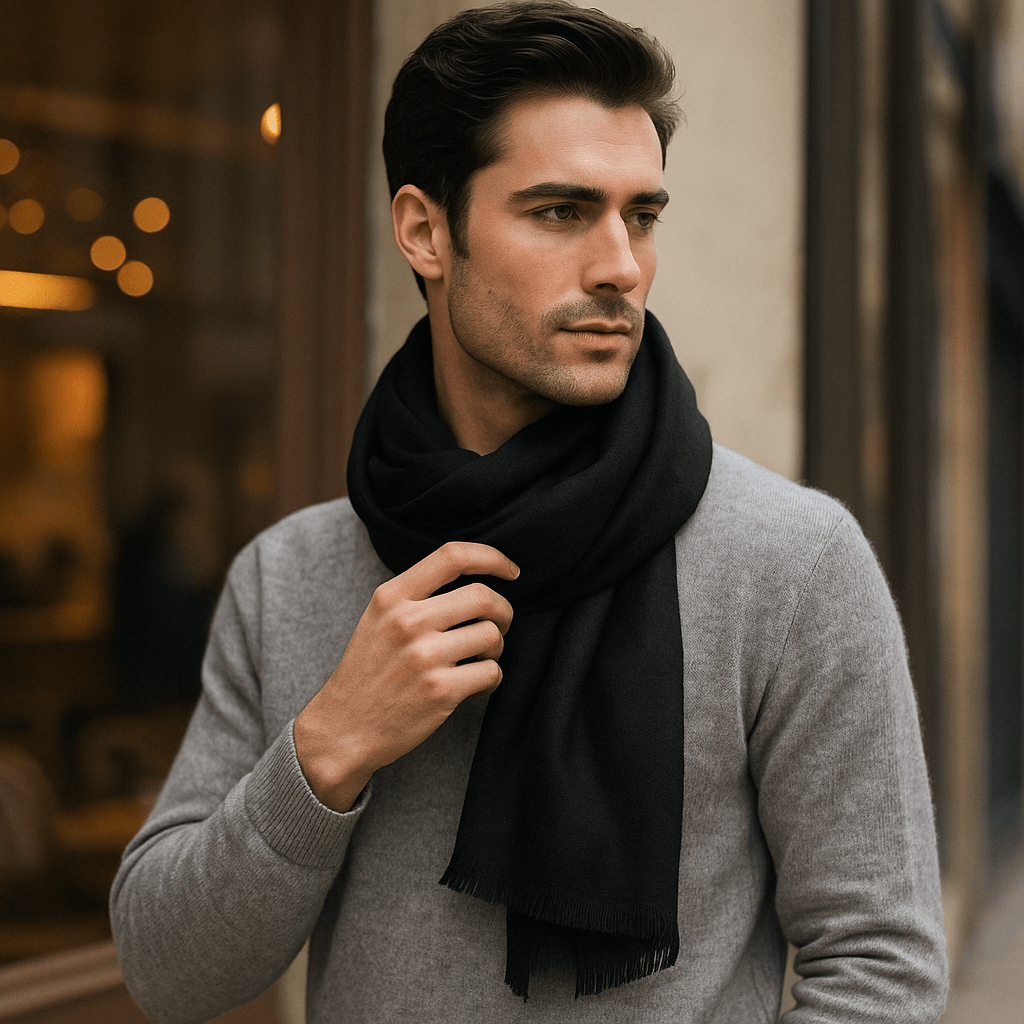 Livia Plain Scarf - Winter Elegance - Soft Warm Comfort