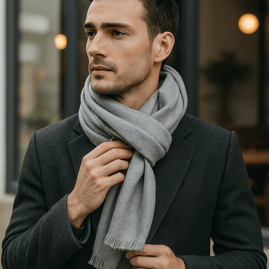 Livia Plain Scarf - Winter Elegance - Soft Warm Comfort