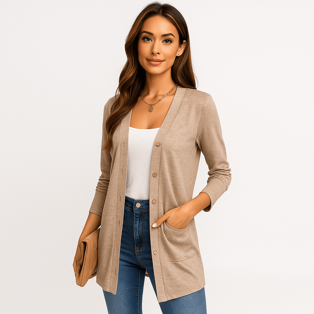 Cardigan - Comfortable Everyday Style - Timeless Wardrobe Favourite