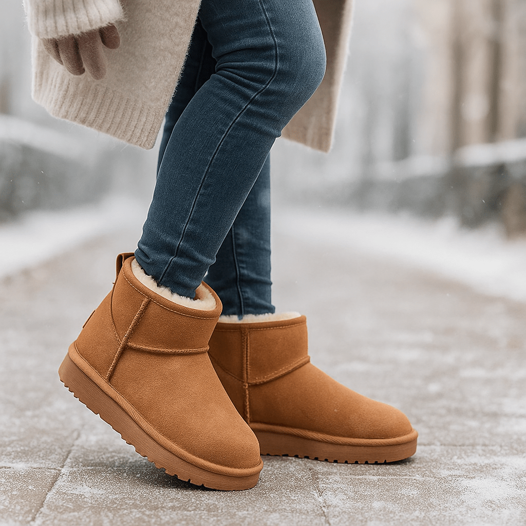 Kaycee Snow Boots - Suede - Lined