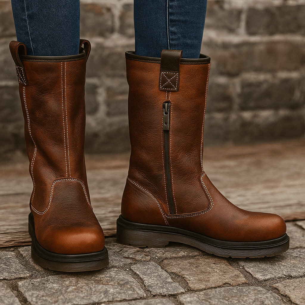 Kris - Men's Ankle Boots - Zipper