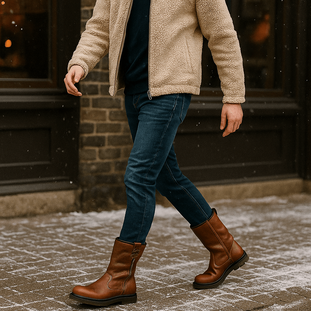 Kris - Men's Ankle Boots - Zipper