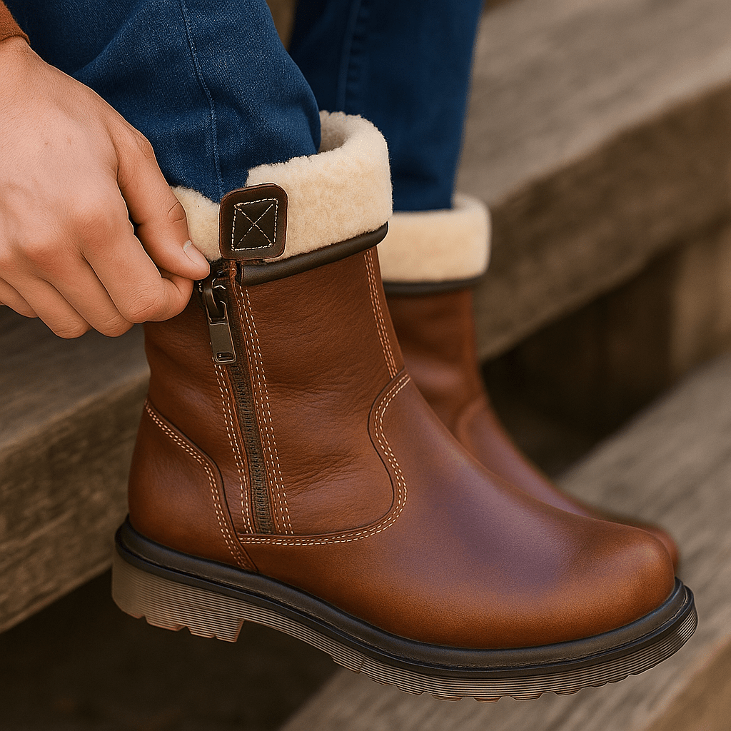 Kris - Men's Ankle Boots - Zipper