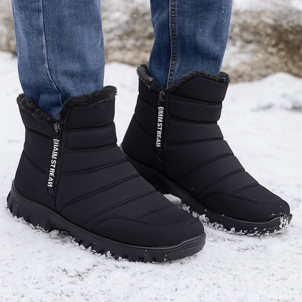 Short Winter Boots - Warm Insulation - Non-Slip Grip - Snow-Ready