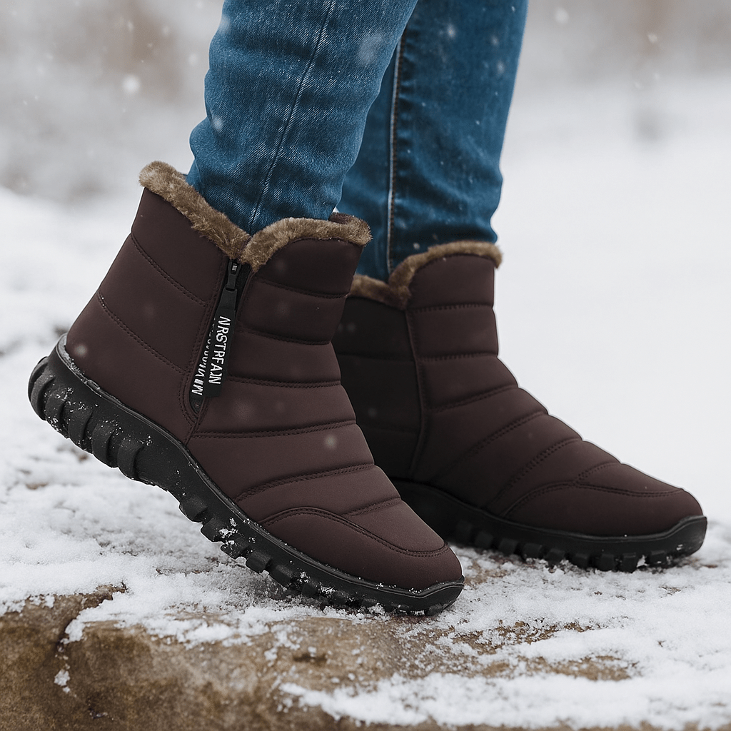Short Winter Boots - Warm Insulation - Non-Slip Grip - Snow-Ready