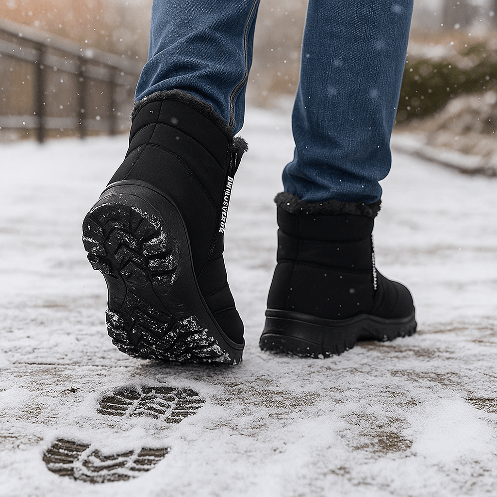 Short Winter Boots - Warm Insulation - Non-Slip Grip - Snow-Ready