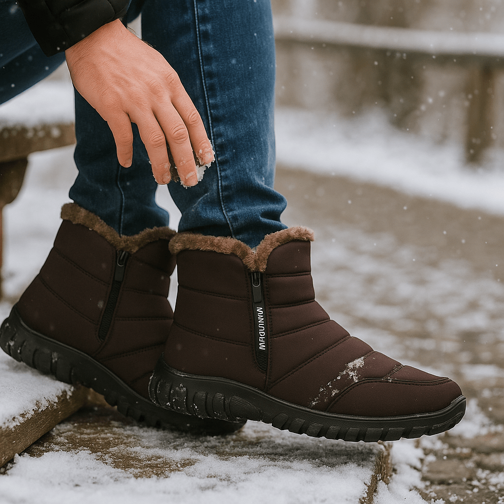 Short Winter Boots - Warm Insulation - Non-Slip Grip - Snow-Ready