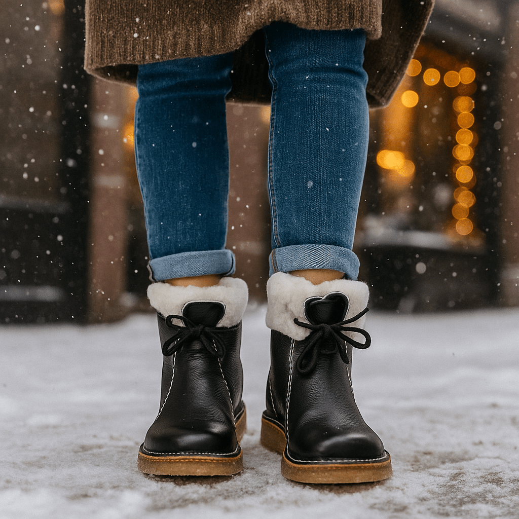 Women's Short Snow Boots - Warm - Stylish - Winter