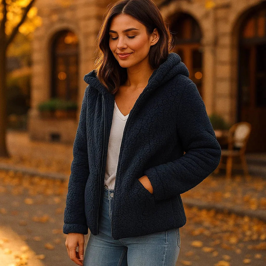 Women's Teddy Fleece Jacket – Warm and Stylish