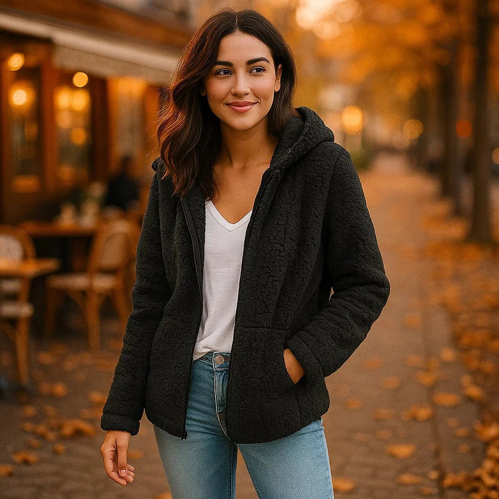 Women's Teddy Fleece Jacket – Warm and Stylish