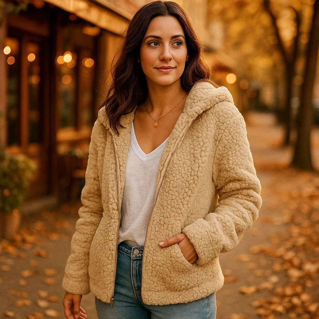 Women's Teddy Fleece Jacket – Warm and Stylish