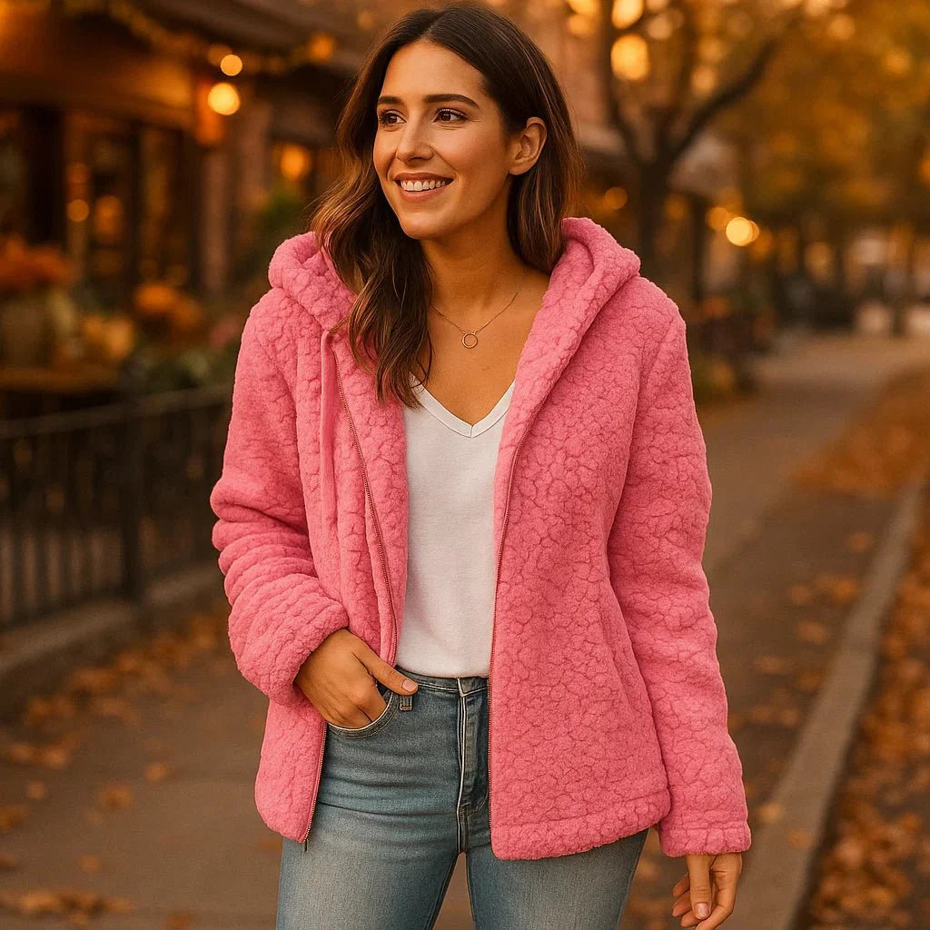 Women's Teddy Fleece Jacket – Warm and Stylish