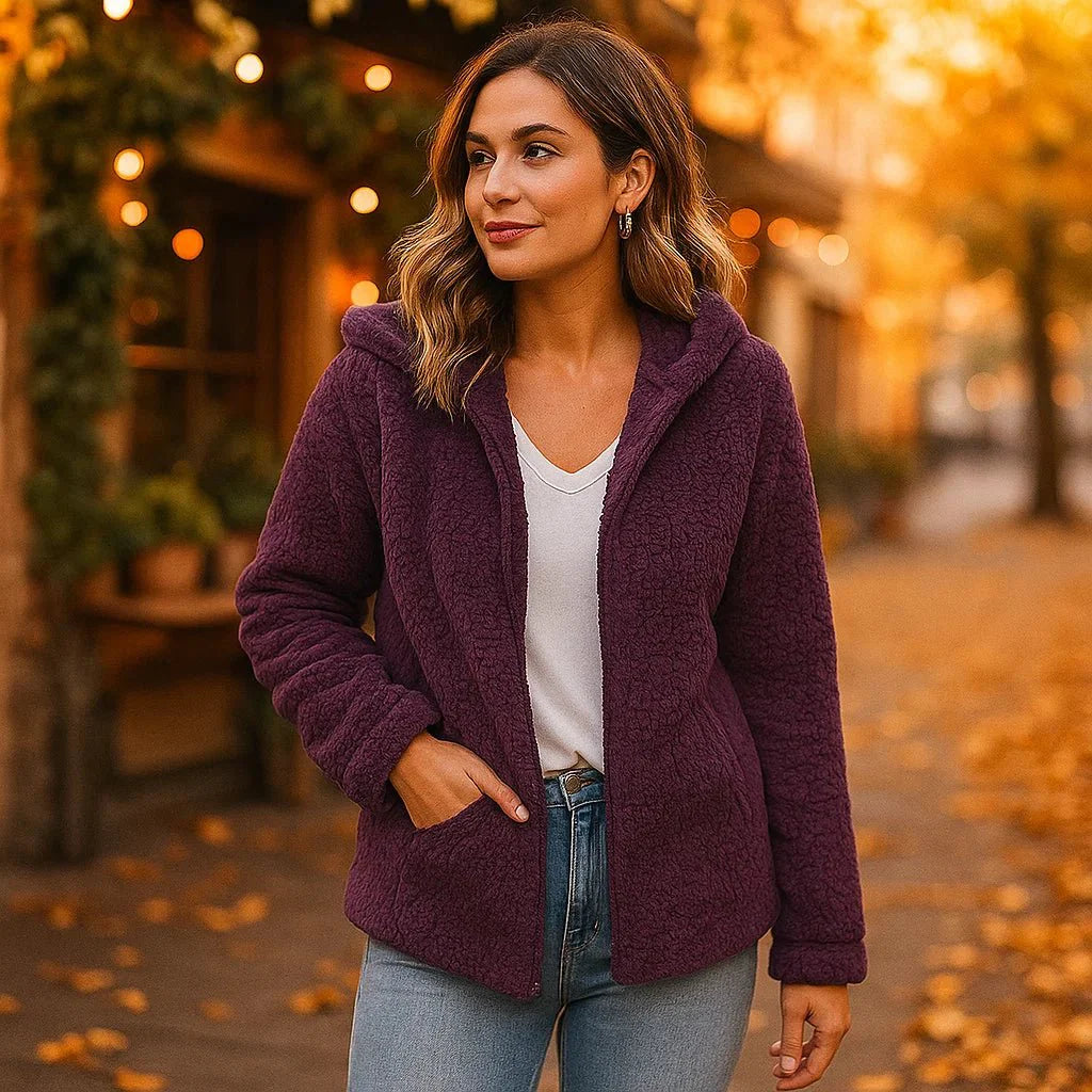 Women's Teddy Fleece Jacket – Warm and Stylish