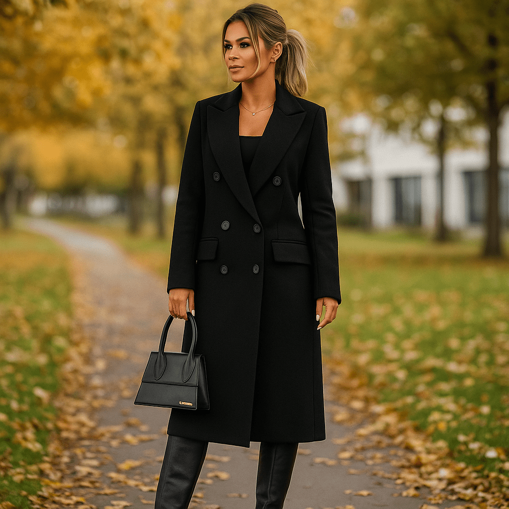 Laura - Long Winter Coat - Stylish - Warm - Comfortable