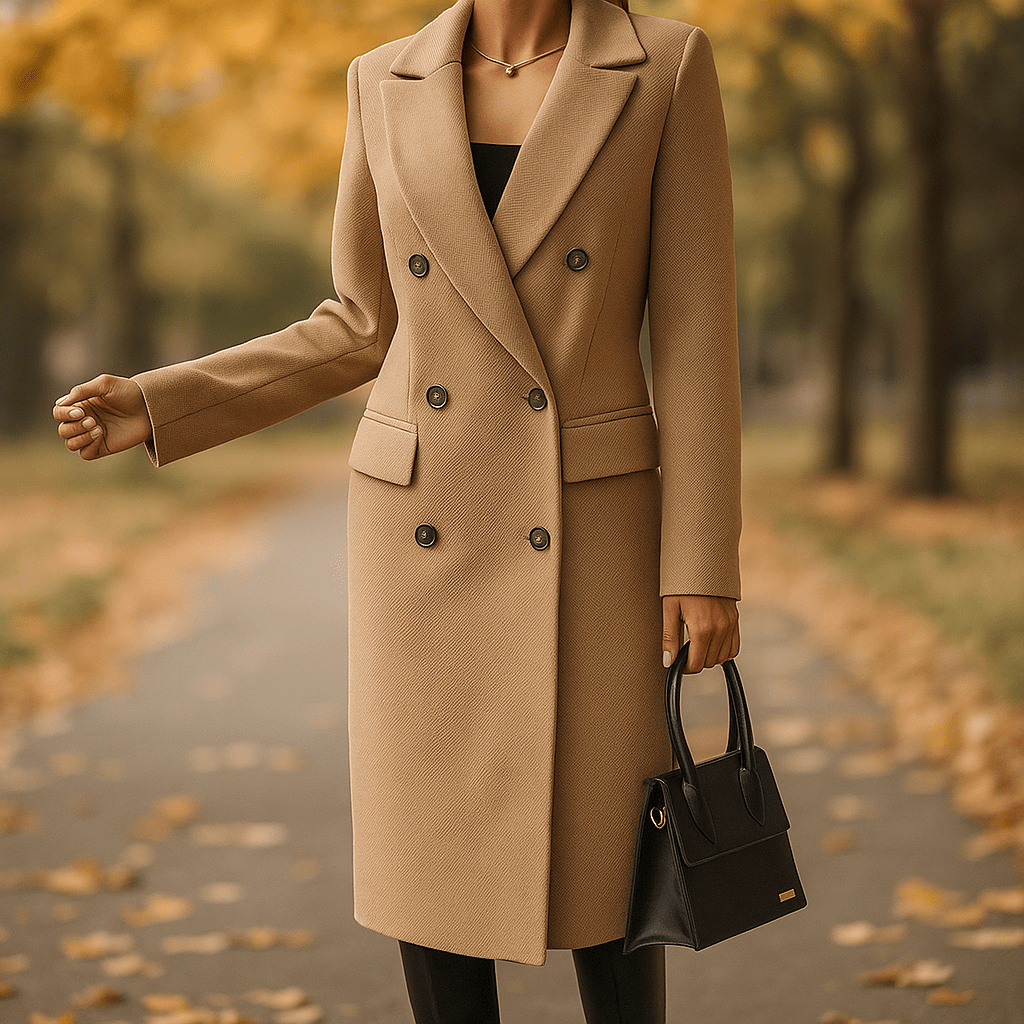 Laura - Long Winter Coat - Stylish - Warm - Comfortable