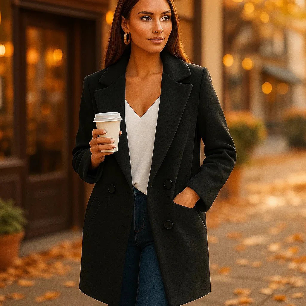 Louise - Classic Coat - Timeless Elegance - Comfort and Quality