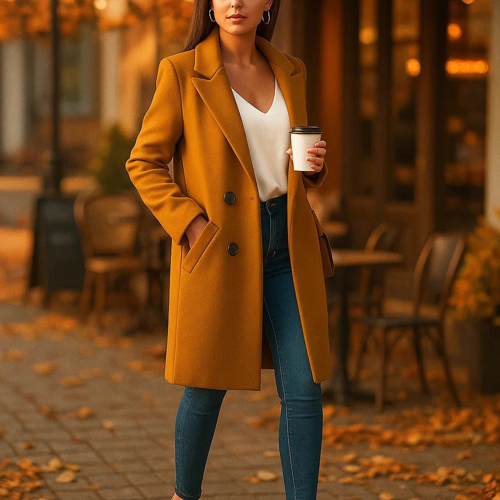 Louise - Classic Coat - Timeless Elegance - Comfort and Quality