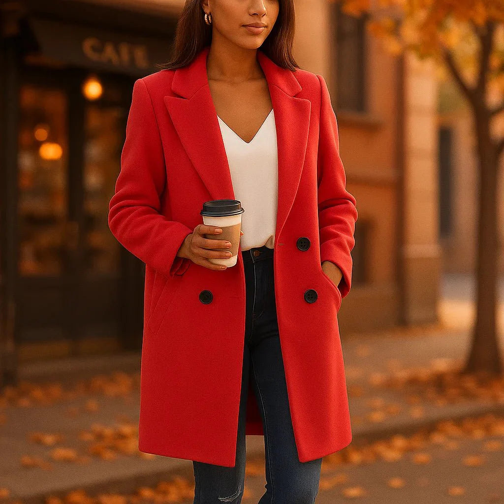 Louise - Classic Coat - Timeless Elegance - Comfort and Quality