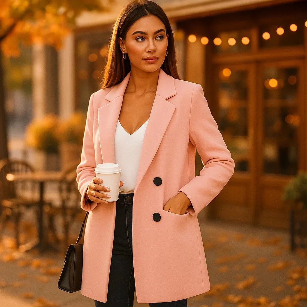 Louise - Classic Coat - Timeless Elegance - Comfort and Quality