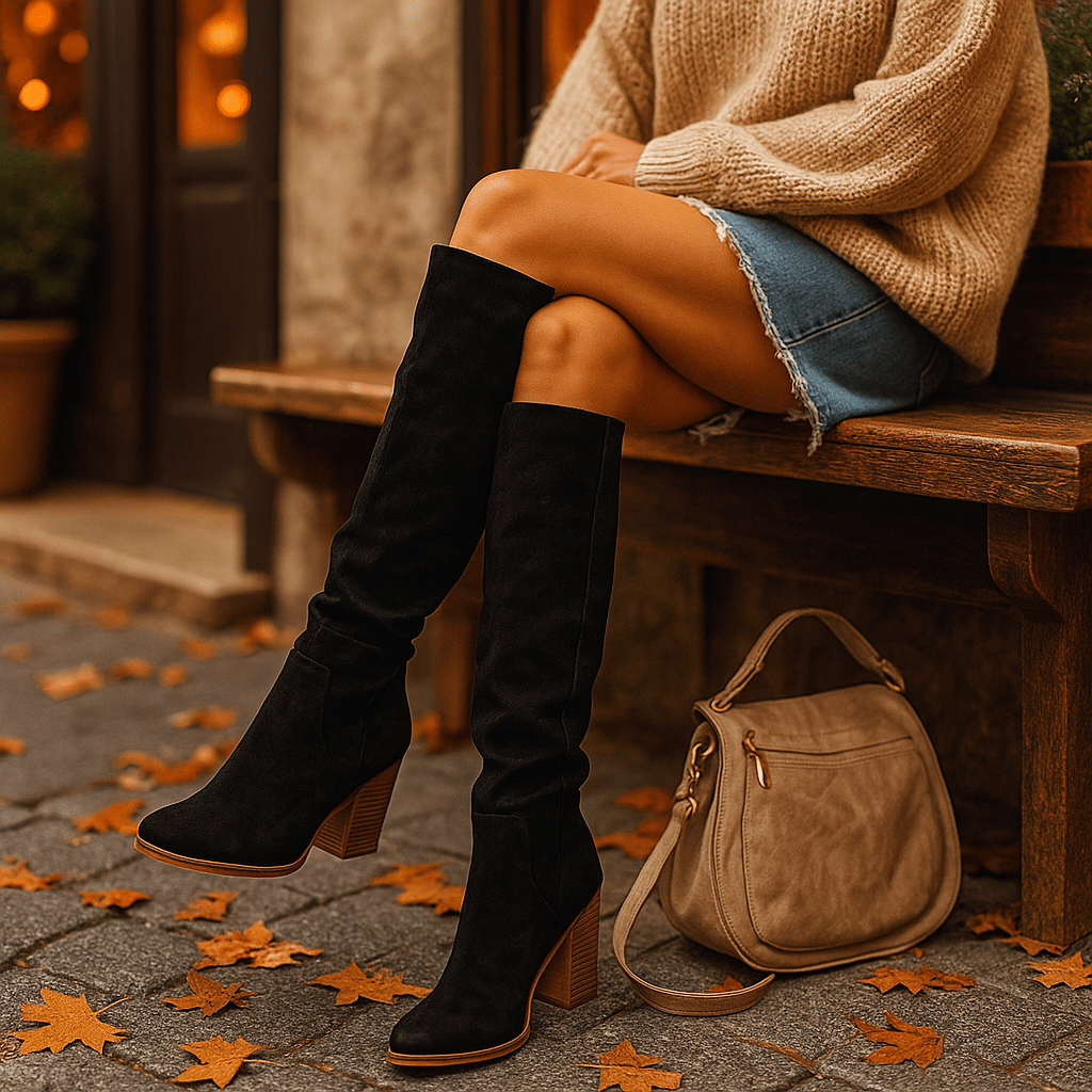 Loulou - Stylish Knee-High Boots - Chic Timeless Design