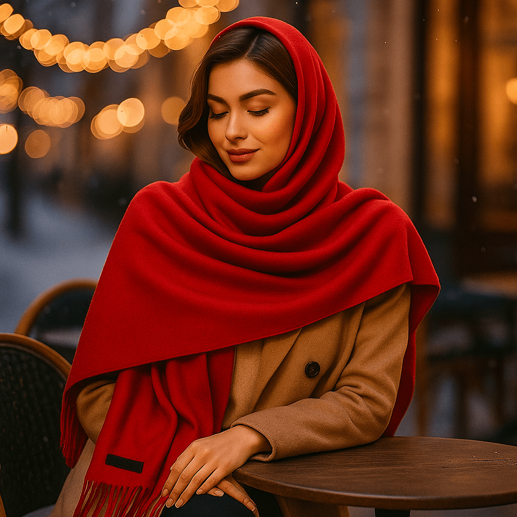 LuxeSoft Cashmere Scarf - Elegant - Ultra-Soft - Lightweight - Warm - Cozy