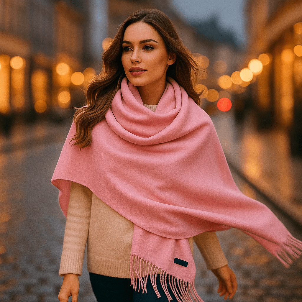LuxeSoft Cashmere Scarf - Elegant - Ultra-Soft - Lightweight - Warm - Cozy