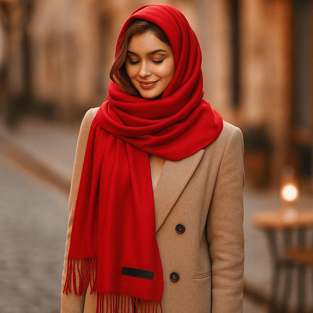 LuxeSoft Cashmere Scarf - Elegant - Ultra-Soft - Lightweight - Warm - Cozy