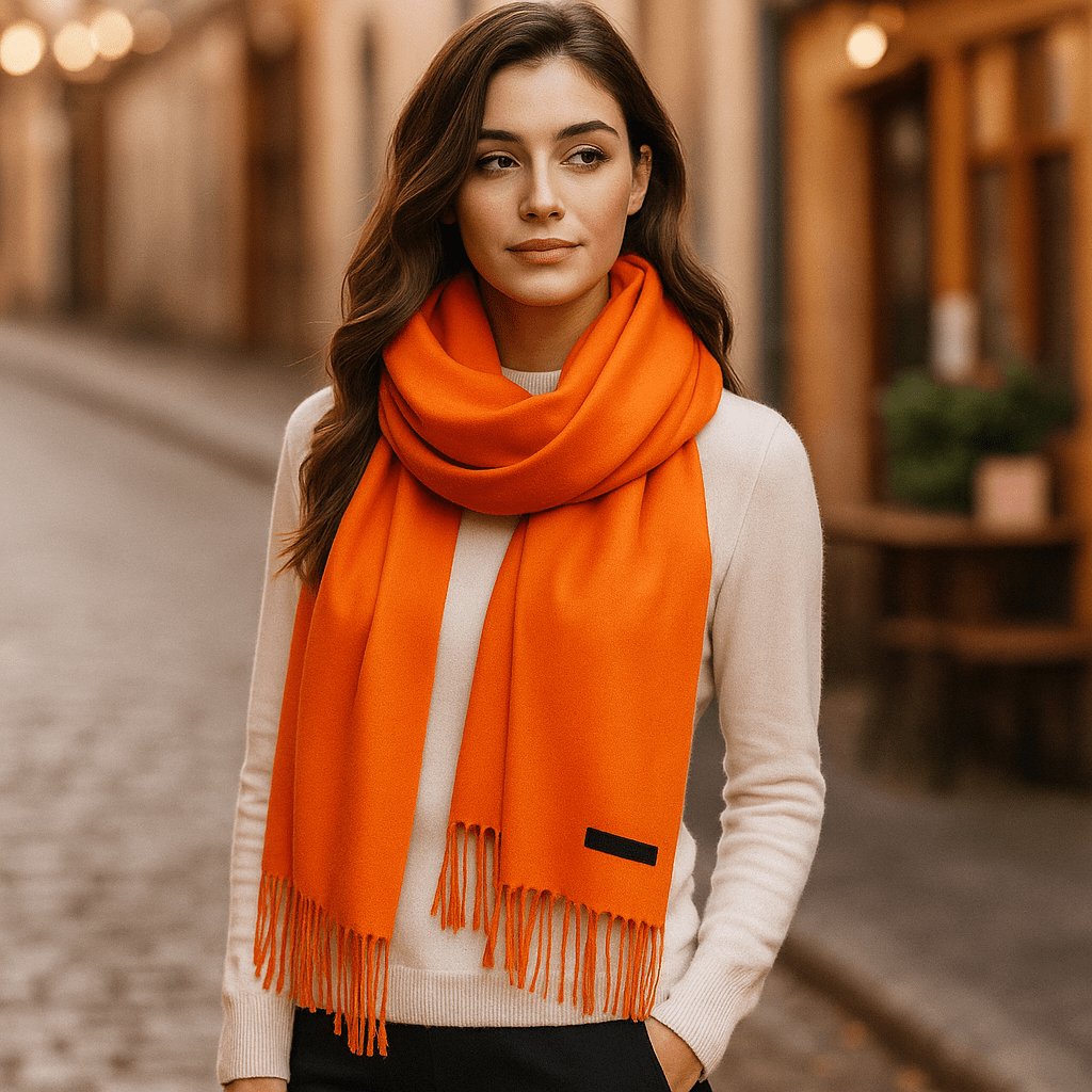 LuxeSoft Cashmere Scarf - Elegant - Ultra-Soft - Lightweight - Warm - Cozy