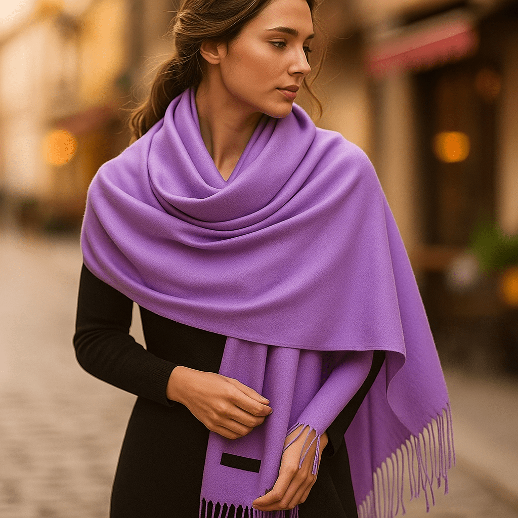LuxeSoft Cashmere Scarf - Elegant - Ultra-Soft - Lightweight - Warm - Cozy