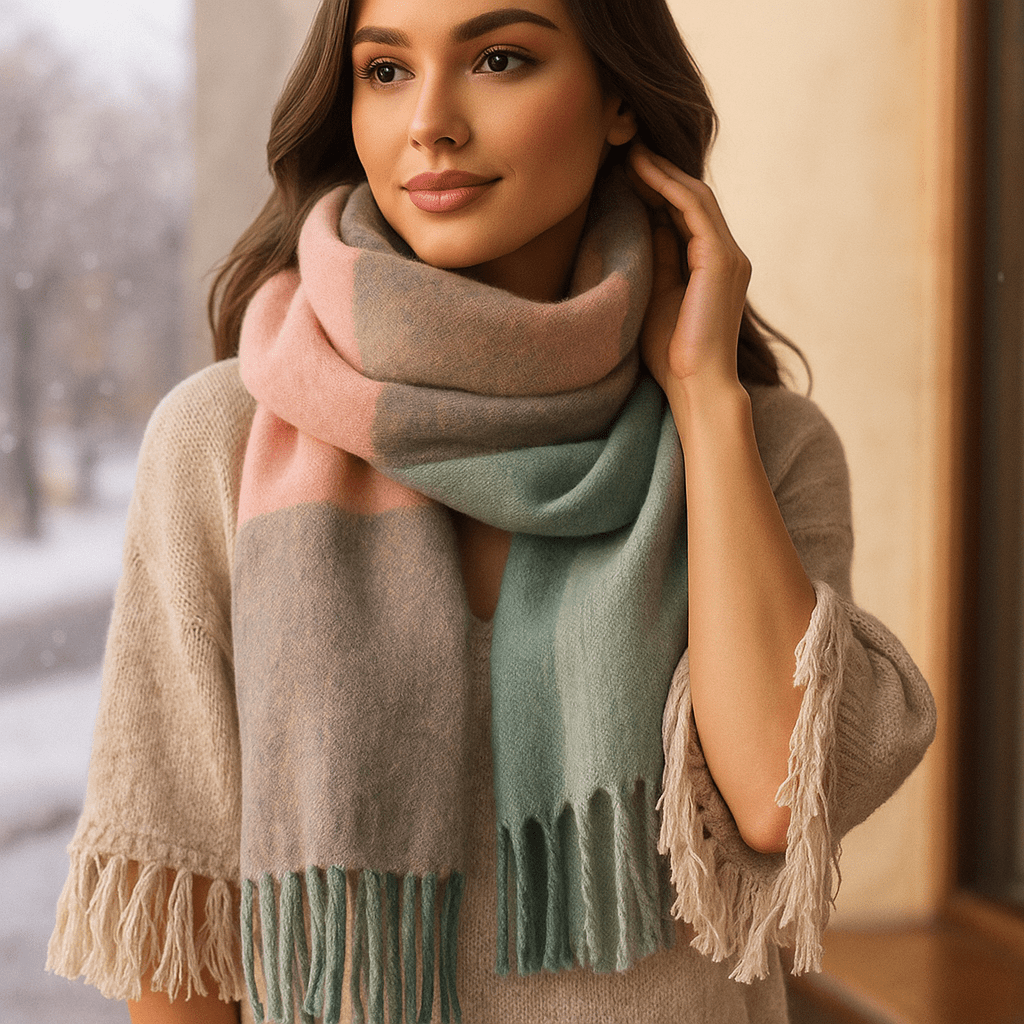 Marlowe - Elegant Soft Cashmere Scarf - Luxury Wrap