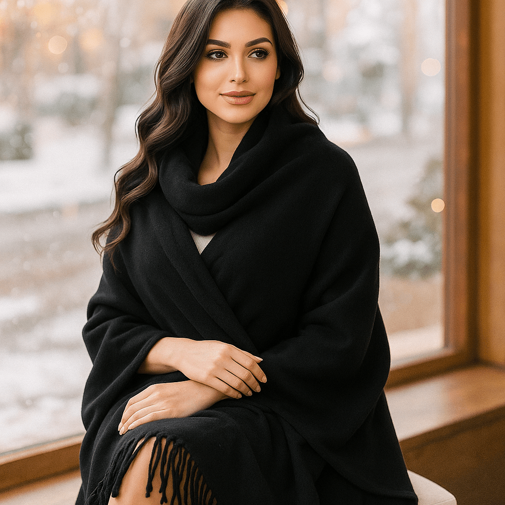 Marlowe - Elegant Soft Cashmere Scarf - Luxury Wrap