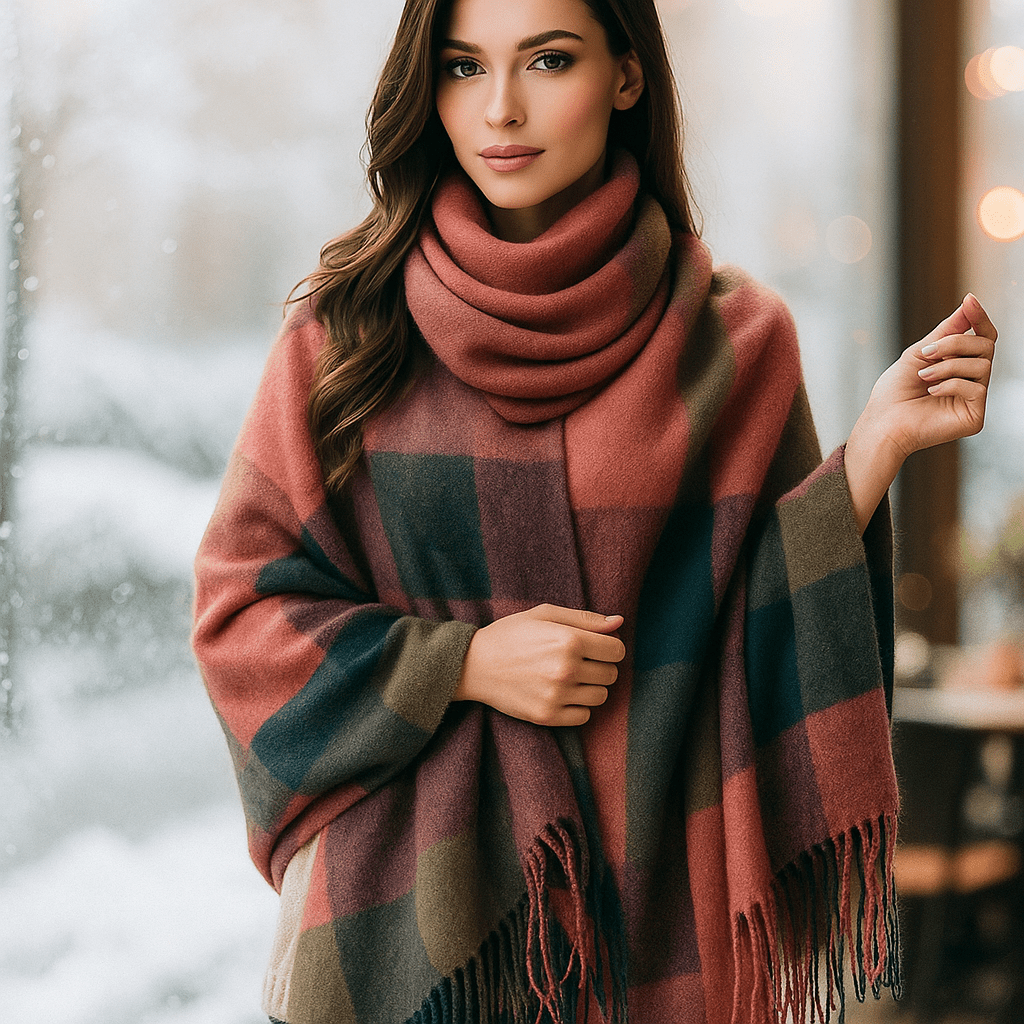 Marlowe - Elegant Soft Cashmere Scarf - Luxury Wrap