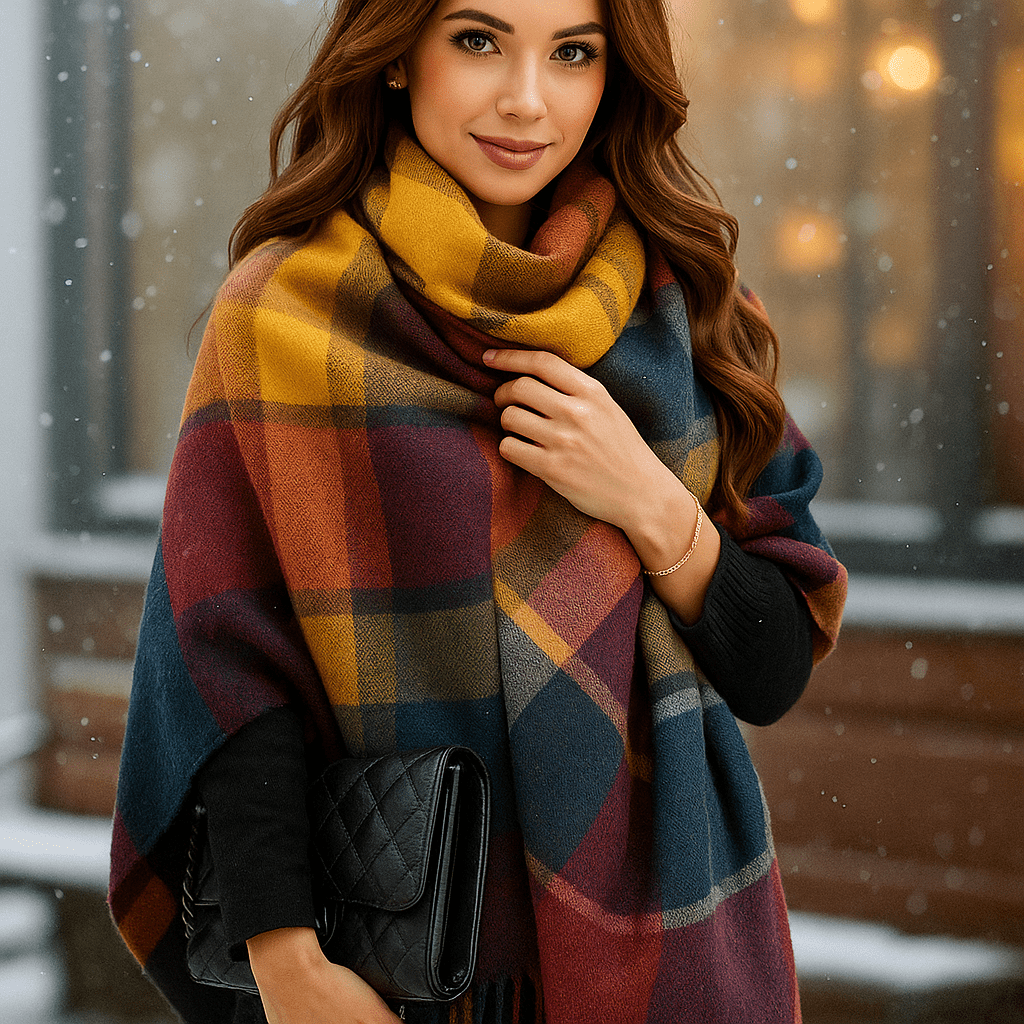 Marlowe - Elegant Soft Cashmere Scarf - Luxury Wrap