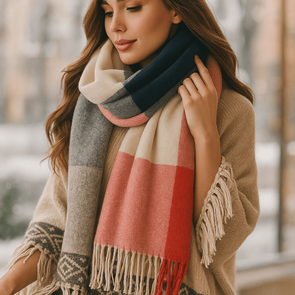 Marlowe - Elegant Soft Cashmere Scarf - Luxury Wrap