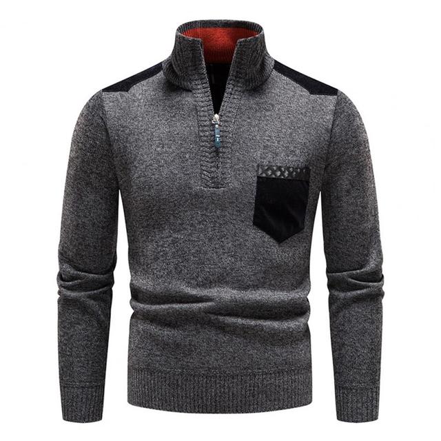Men's Merino Wool Sweater - High-Quality - Classic Fit
