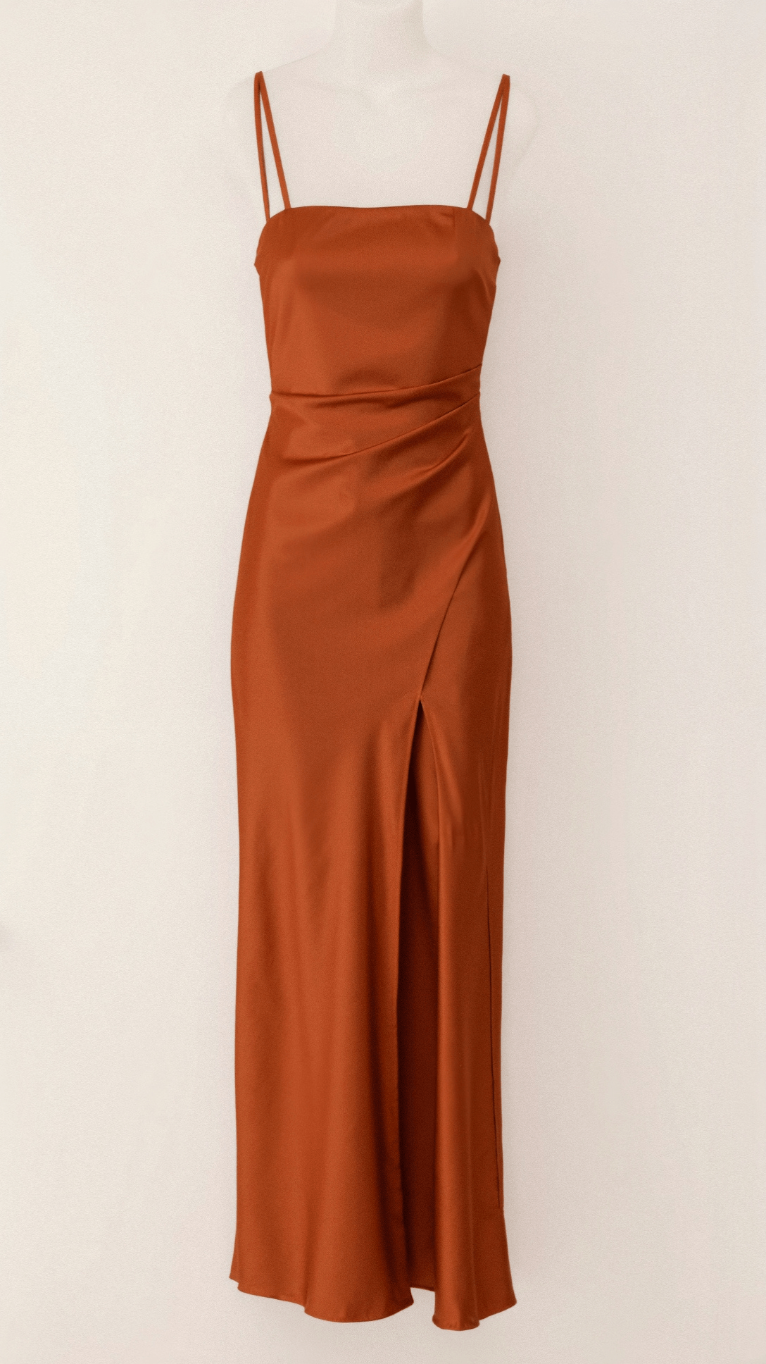 July Evening Dress - Straps - Slit - Elegant