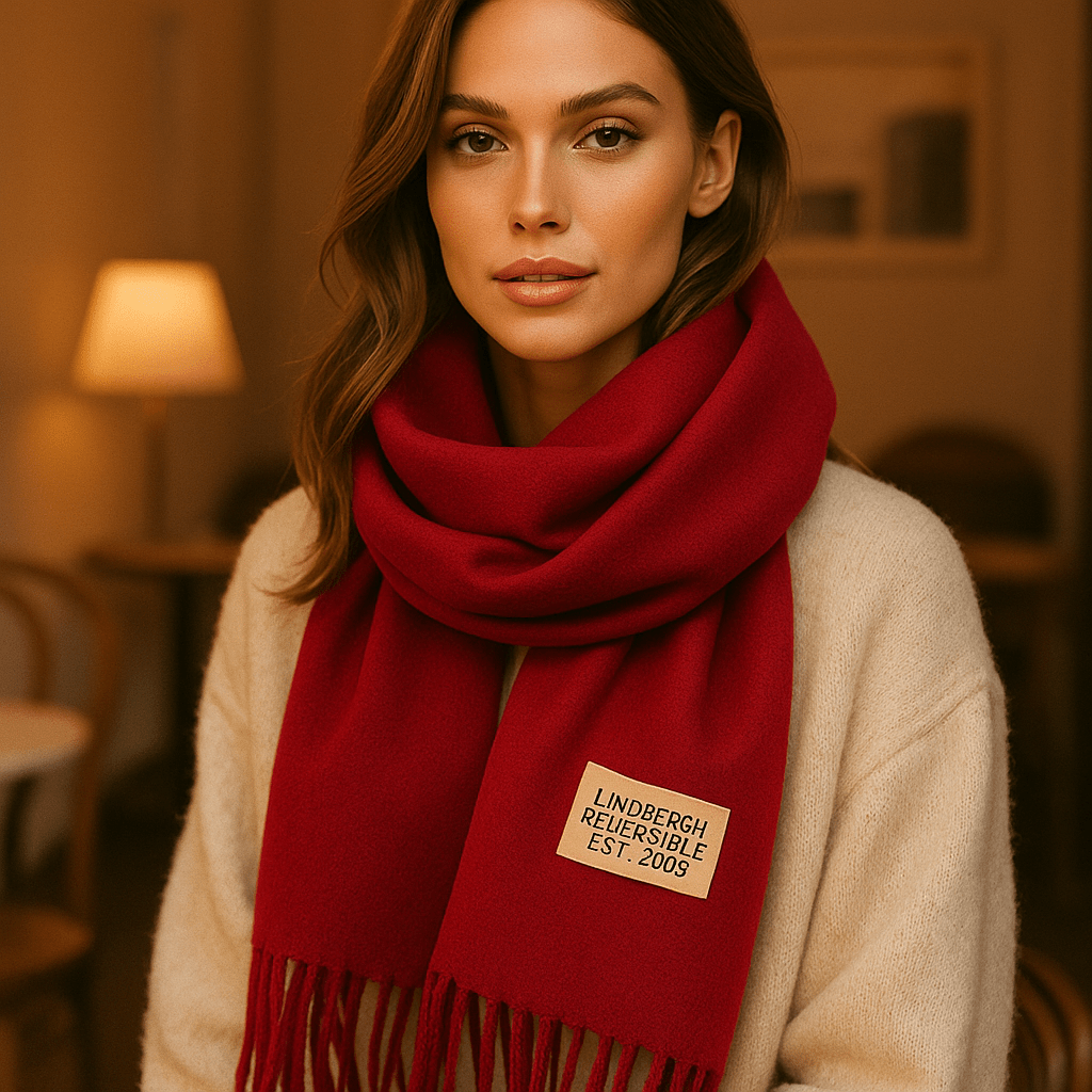 Oneka - Winter Cashmere Scarf - Warm - Luxurious - Cozy - Soft