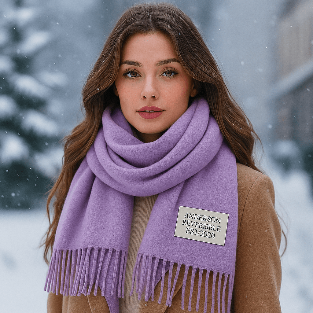 Oneka - Winter Cashmere Scarf - Warm - Luxurious - Cozy - Soft