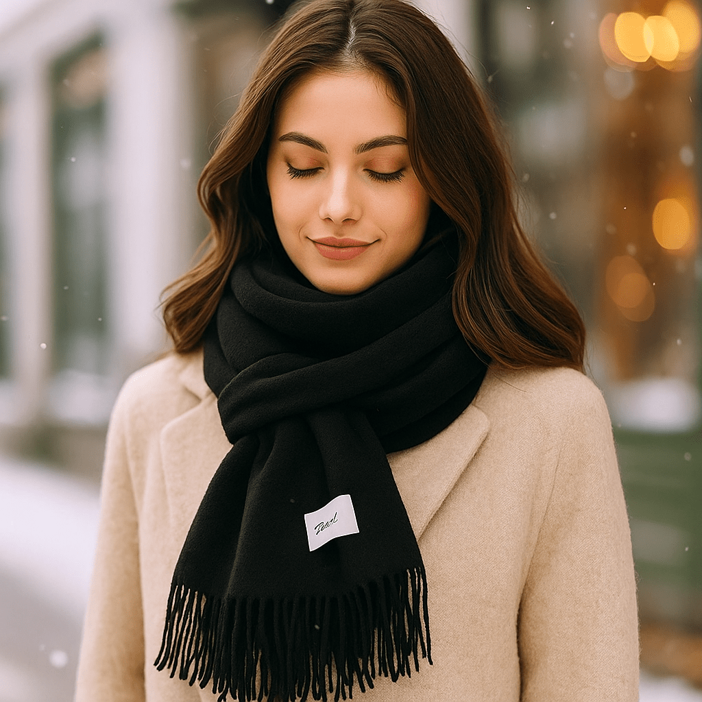 Oneka - Winter Cashmere Scarf - Warm - Luxurious - Cozy - Soft