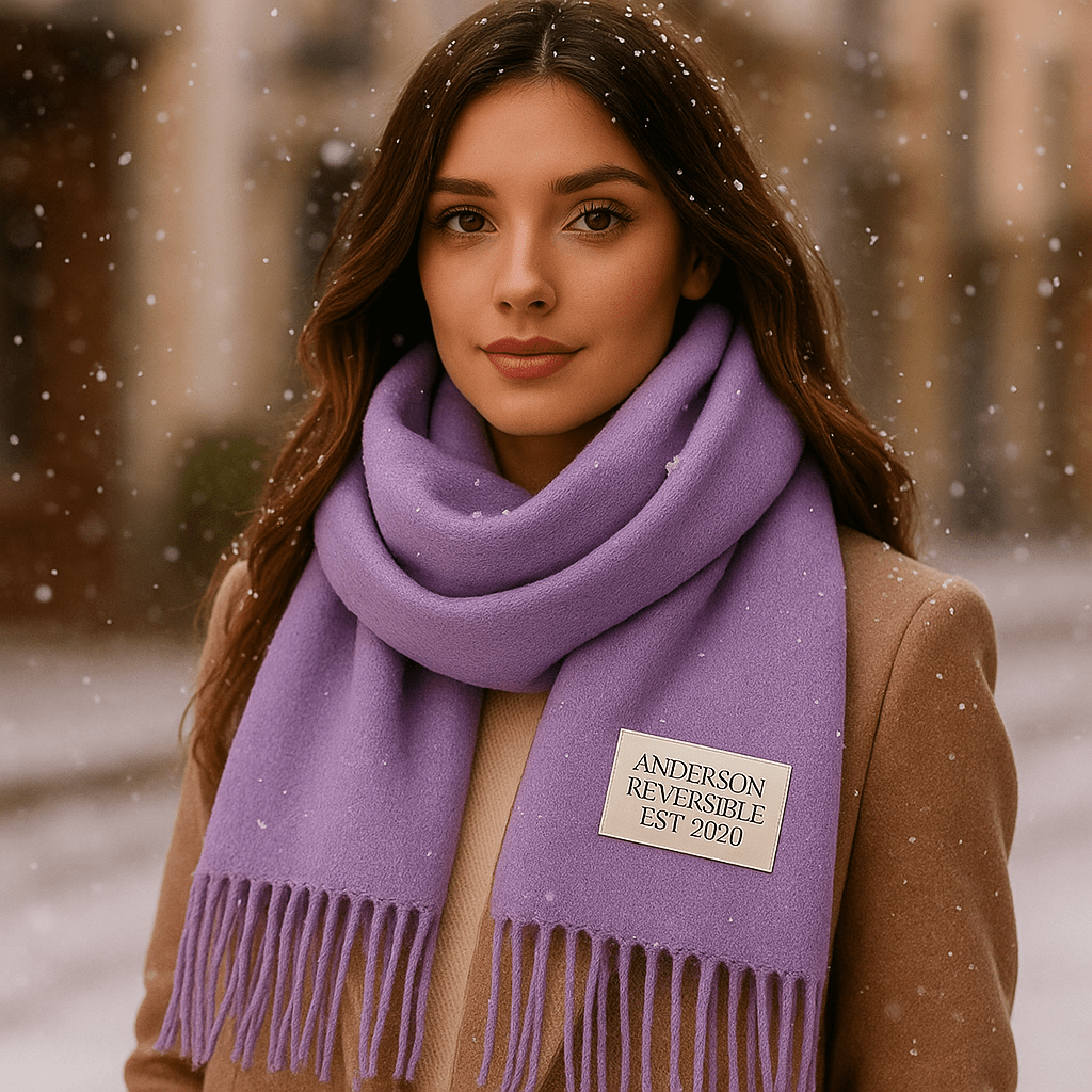 Oneka - Winter Cashmere Scarf - Warm - Luxurious - Cozy - Soft