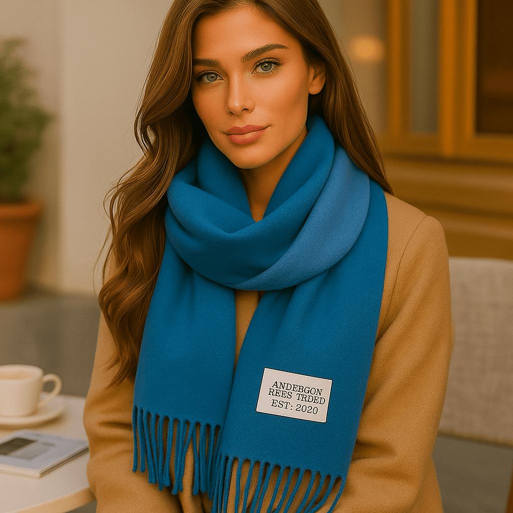 Oneka - Winter Cashmere Scarf - Warm - Luxurious - Cozy - Soft