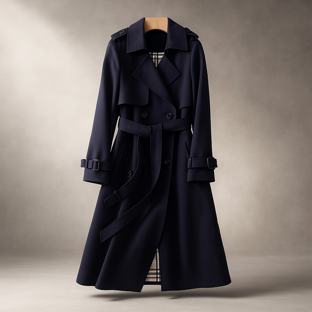 Trench Coat - Double-Breasted - Classic Style