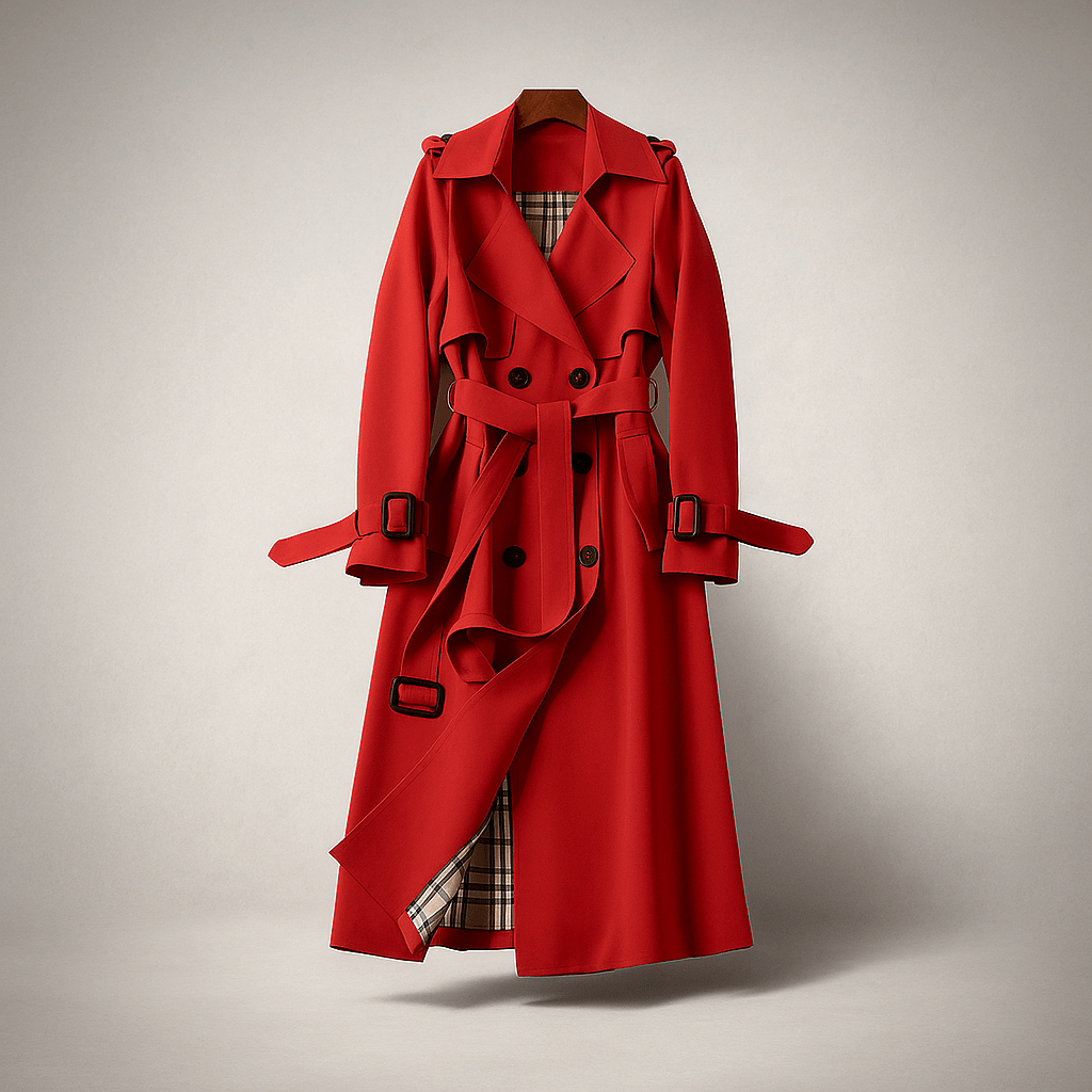 Trench Coat - Double-Breasted - Classic Style