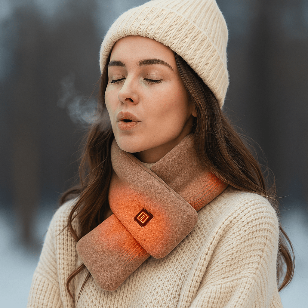 Electric Heated Scarf - Winter - 3 Heat Levels