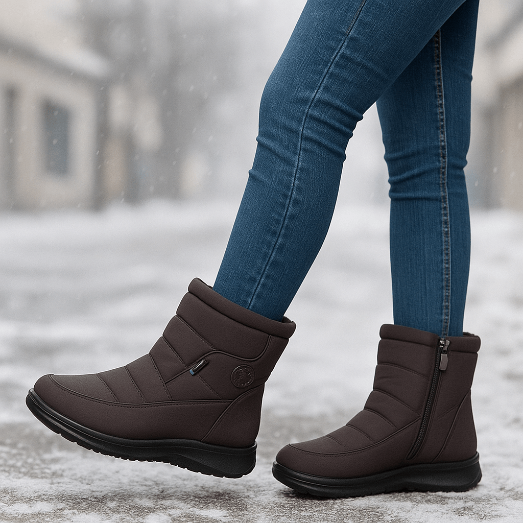 Padded Winter Ankle Boots - Warmth - Absolute Comfort