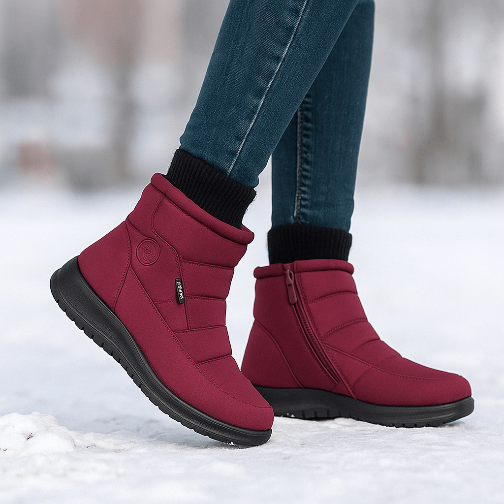 Padded Winter Ankle Boots - Warmth - Absolute Comfort